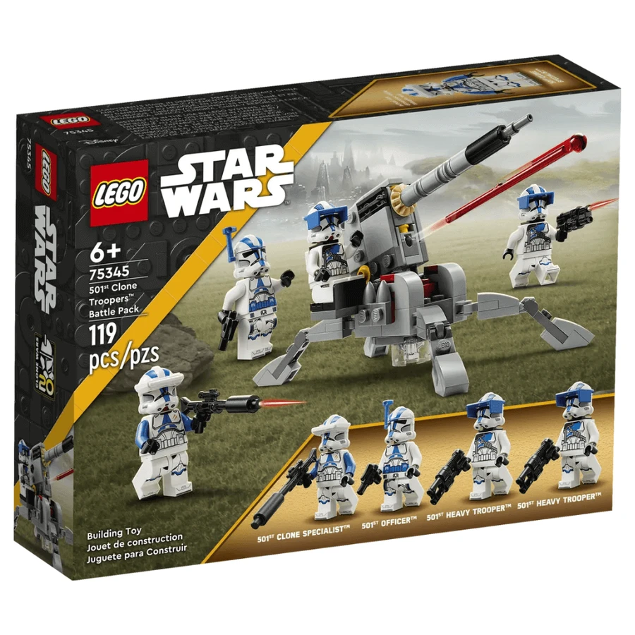 Clone Troopers Division 501 Clone Troopers Battle Pack, +6 лет, 75345, Lego Star Wars: цены и характеристики