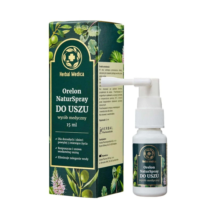Orelon Naturspray Herbal Medica, 15 мл: цены и характеристики