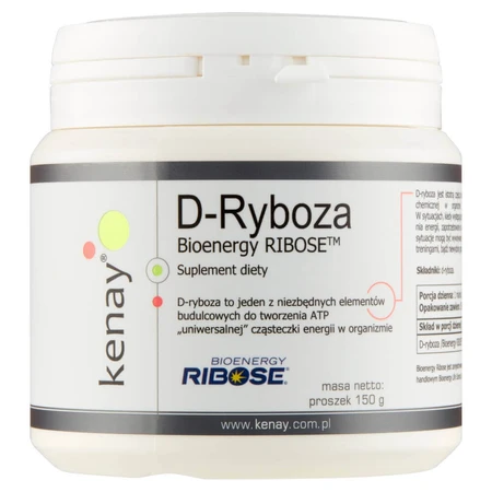 Біоенергетична рибоза Kenay D-Ribose, 150 г: ціни та характеристики