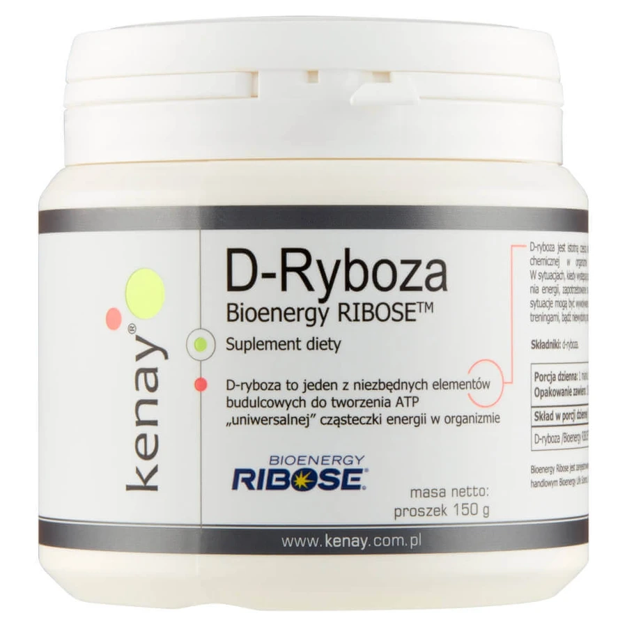 Біоенергетична рибоза Kenay D-Ribose, 150 г: ціни та характеристики