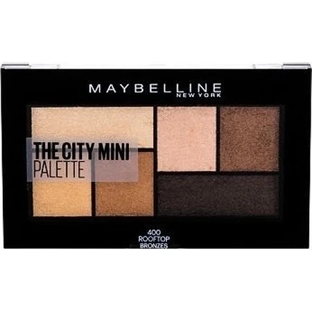 Maybelline New York The City Mini Palette палитра теней для век 400 Rooftop Bronzes 1×6 г, палитра теней для век: цены и характеристики