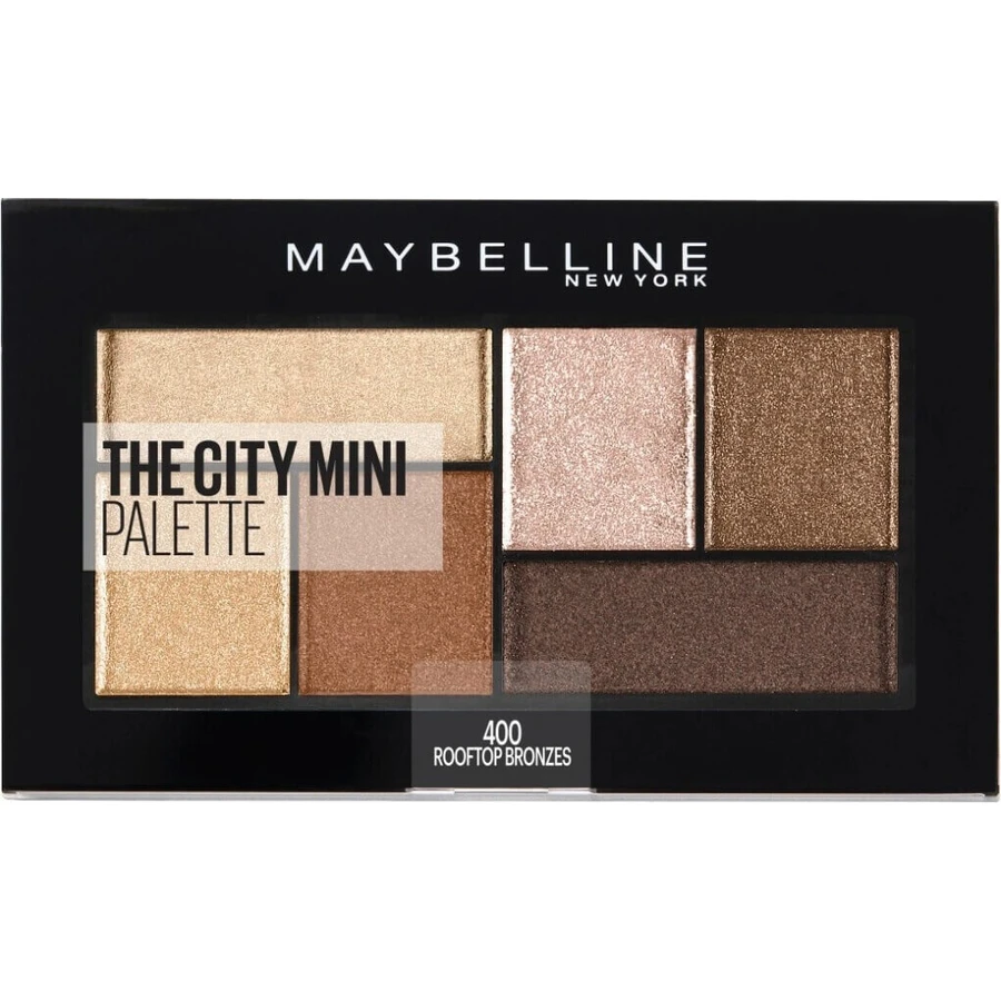 Maybelline New York The City Mini Palette палитра теней для век 400 Rooftop Bronzes 1×6 г, палитра теней для век: цены и характеристики