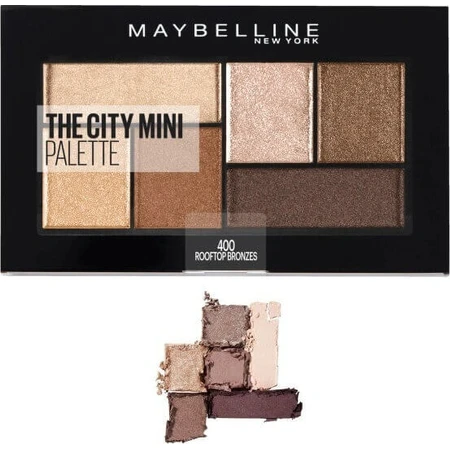 Maybelline New York The City Mini Palette палитра теней для век 400 Rooftop Bronzes 1×6 г, палитра теней для век: цены и характеристики