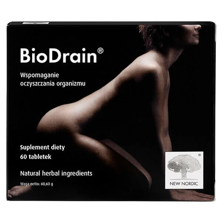 New Nordic BioDrain, 60 таблеток: цены и характеристики