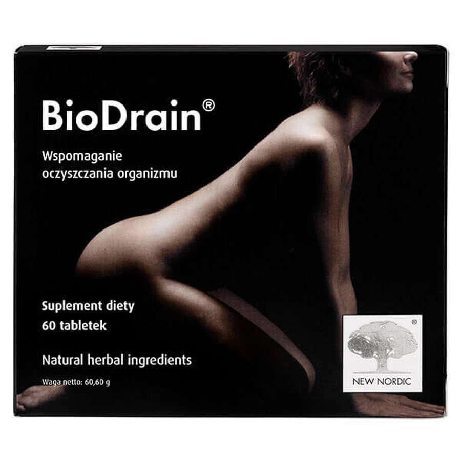 New Nordic BioDrain, 60 таблеток: цены и характеристики