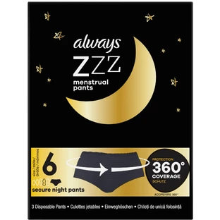 Always ZZZs одноразовое менструационное белье 3 шт