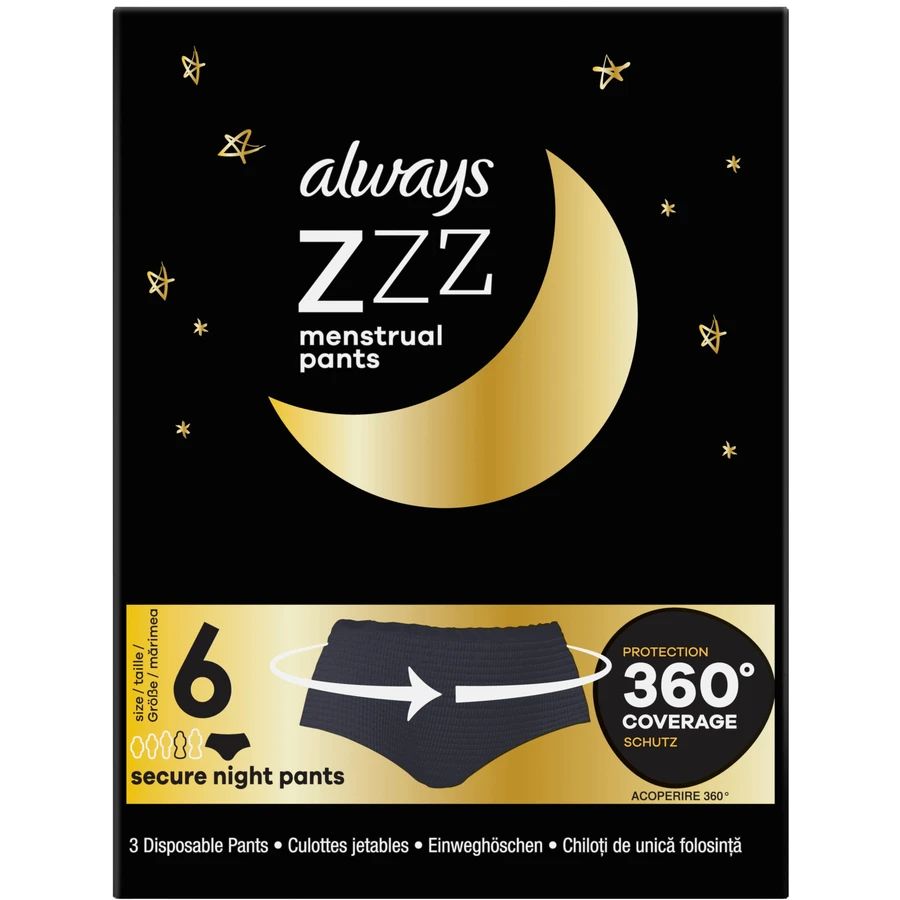 Always ZZZs одноразовое менструационное белье 3 шт: цены и характеристики