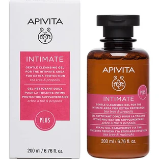 Гель для інтимної гігієни Apivita Intimate Посилений захист делікатний очищающий з прополісом і чайним деревом, 200 мл