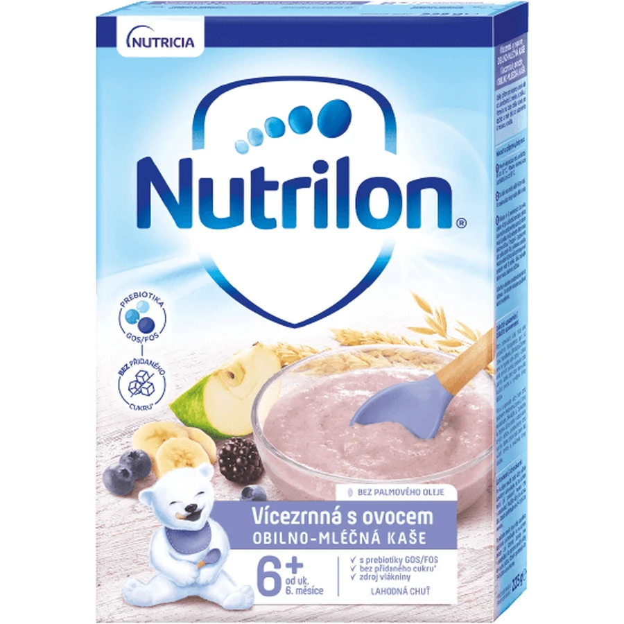 Суха молочна каша Nutrilon Мультизлакова для дітей з 6 місяців, 225 г: ціни та характеристики
