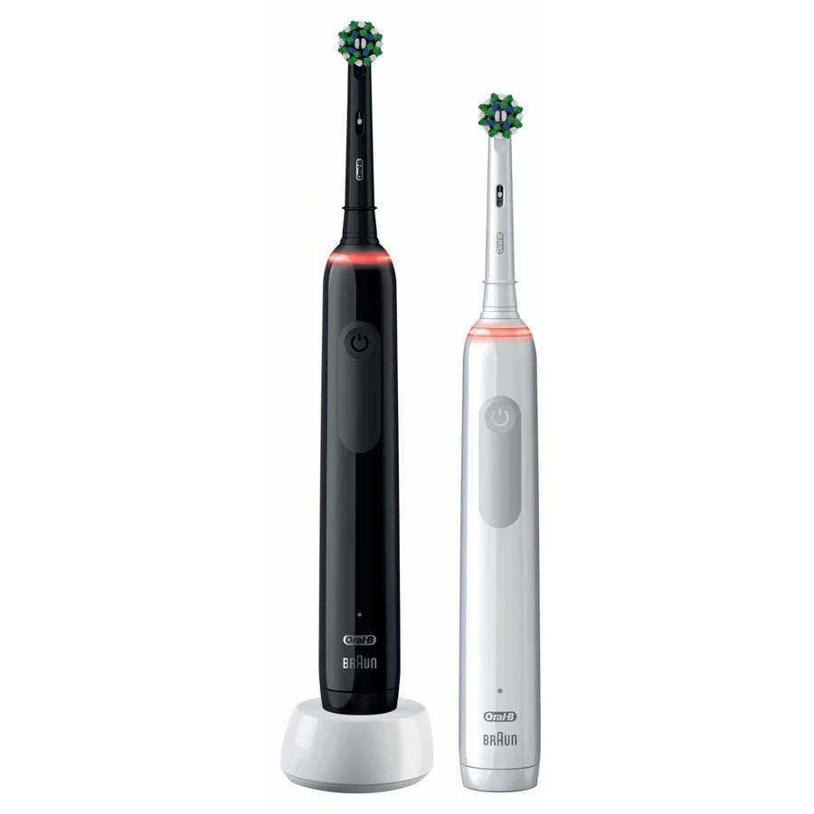 Электрическая зубная щетка Oral-B Pro 3900 Duo Black&White 2 шт.: цены и характеристики