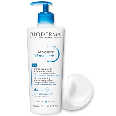 Bioderma Atoderm Creme Ultra Perfumed ультраувлажняющий и укрепляющий крем для нормальной, сухой и чувствительной кожи, 500 мл: цены и характеристики