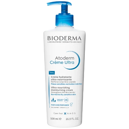 Bioderma Atoderm Creme Ultra Perfumed ультраувлажняющий и укрепляющий крем для нормальной, сухой и чувствительной кожи, 500 мл: цены и характеристики
