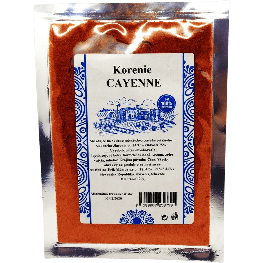 Кайенский перец Najtelo, 20 г: цены и характеристики