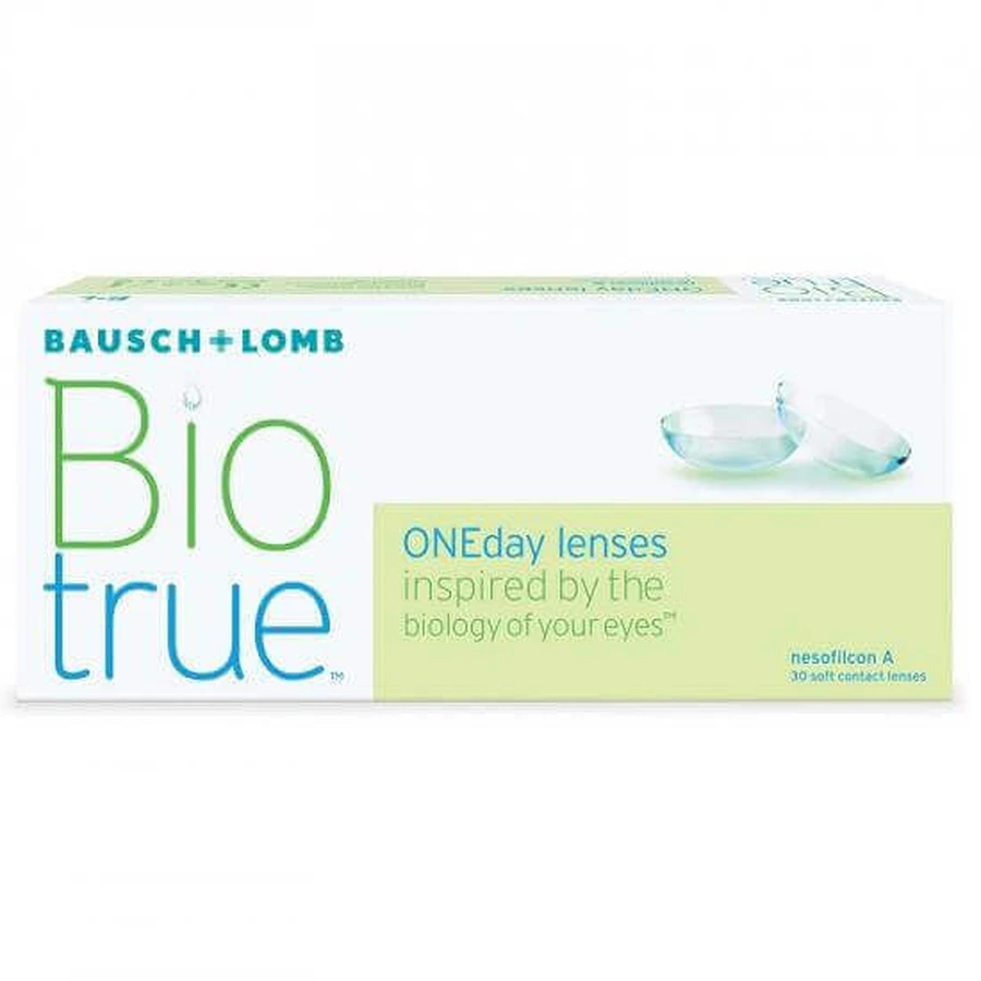 Контактні лінзи -3,75 Biotrue OneDay, 30 штук, Bausch Lomb: ціни та характеристики