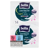 Bella Perfecta Ultra, SilkyDrai гигиенические салфетки с крылышками, экстра длинные, Night, 14 шт.