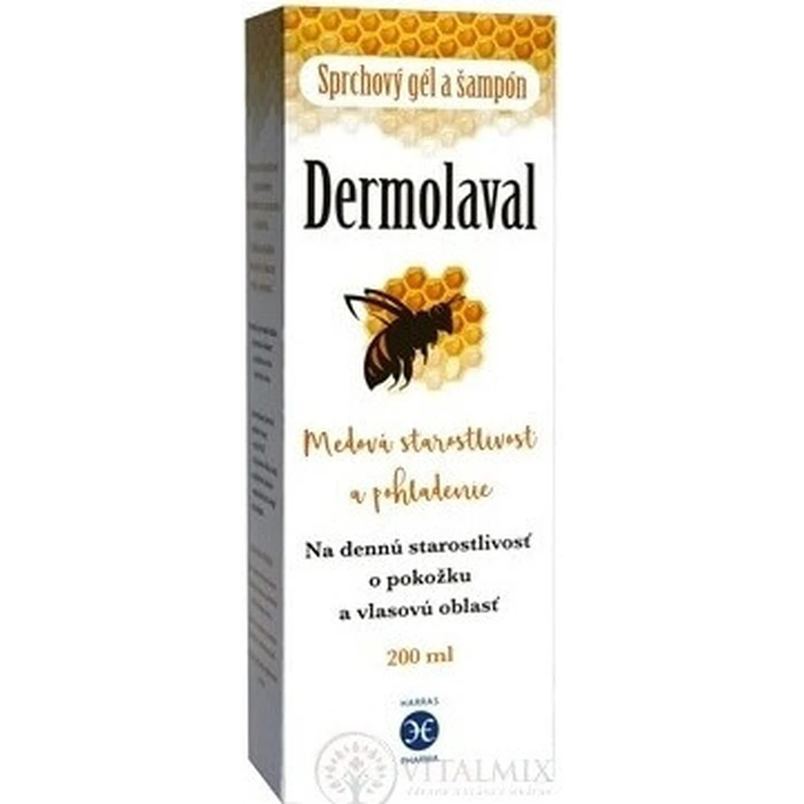Dermolaval Гель для душу та шампунь 1×200 мл, гель для душу: ціни та характеристики