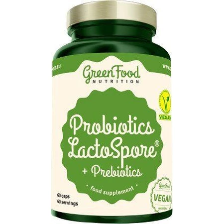 GreenFood Nutrition Пробиотики LactoSpore® + пребиотики 60 капсул: цены и характеристики