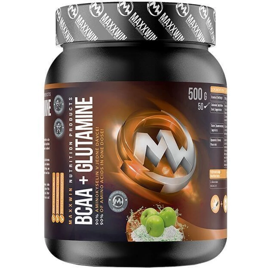 Maxxwin BCAA + Glutamine зеленое яблоко 500 г: цены и характеристики