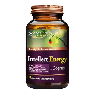 Doctor Life Intellect Energy для когнитивной поддержки, 60 капсул