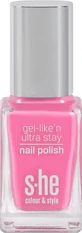 S-he color&style Gel-like'n ultra stay nail polish 322/315, 10 мл
