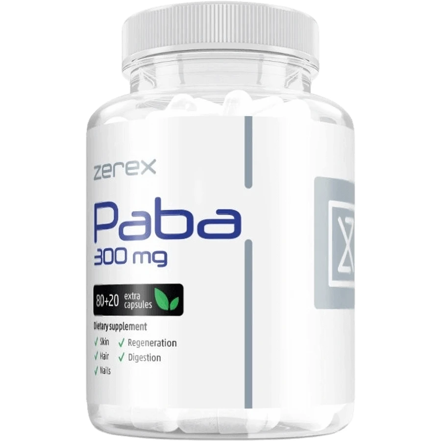 Zerex Paba - для сильного та блискучого волосся 100 м'яких капсул: ціни та характеристики