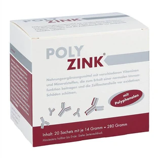 PolyZink, витамины и минералы, 14 г x 20 пакетиков
