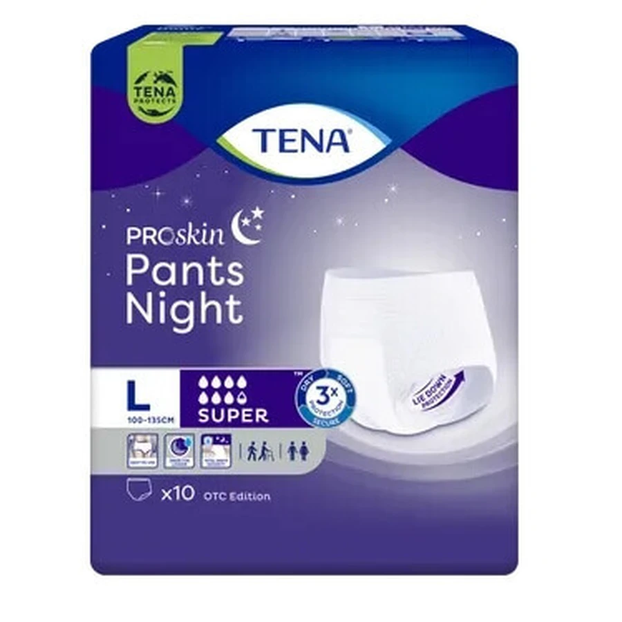 Трусики-шортики для дорослих Tena Night L: ціни та характеристики
