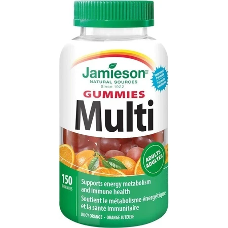 Jamieson Multi Gummies for adults 150pcs 1×150 tbl, пищевая добавка: цены и характеристики