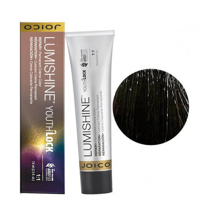 Перманентная краска для волос Joico LumiShine YouthLock Crème 3NNA 74 мл: цены и характеристики