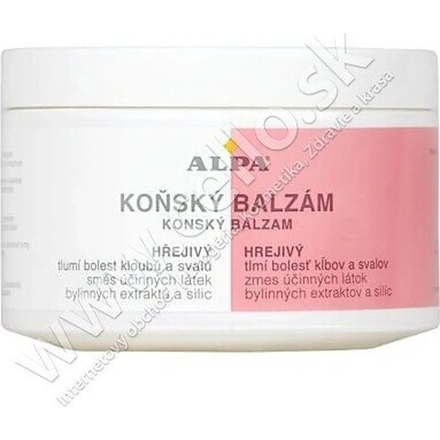 ALPA HORSE BALM Warming 1×250 мл, masana: цены и характеристики