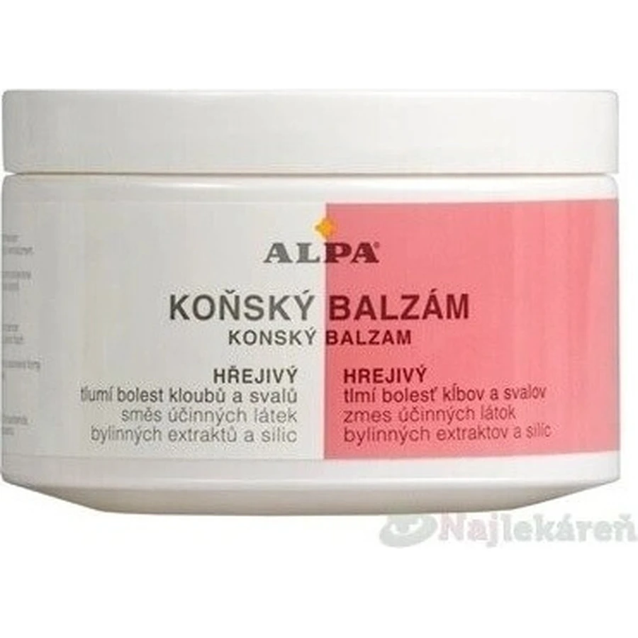 ALPA HORSE BALM Warming 1×250 мл, masana: цены и характеристики