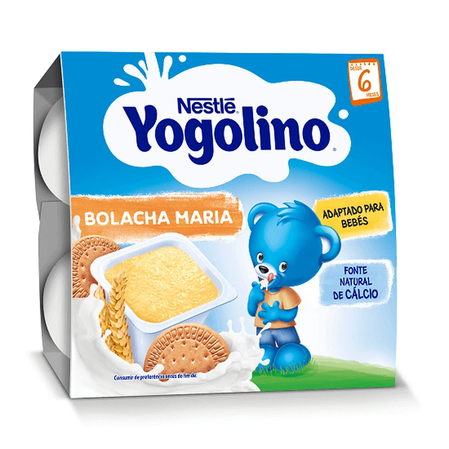 Серый десерт с молоком и печеньем Yogolino, +6 месяцев, 4х 100г, Nestle: цены и характеристики