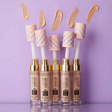 Eveline Cosmetics Liquid Camuflage, водостойкий консилер с гиалуроновой кислотой, № 02, Светлая ваниль, 7 мл: цены и характеристики