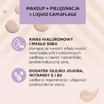 Eveline Cosmetics Liquid Camuflage, водостойкий консилер с гиалуроновой кислотой, № 02, Светлая ваниль, 7 мл: цены и характеристики