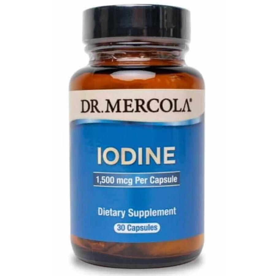 Йод (йодид калия) 1,5 МГ 30 капсул Dr Mercola: цены и характеристики