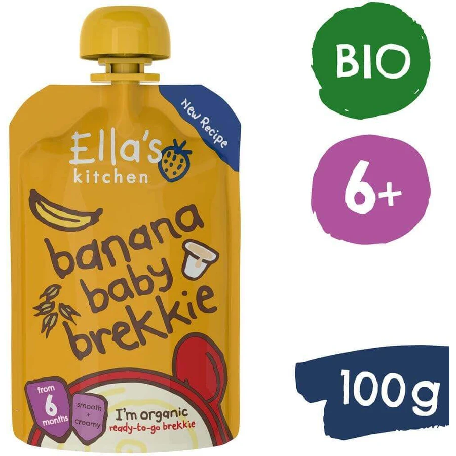 Ella's Kitchen BIO Breakfast банан и йогурт 100 г: цены и характеристики