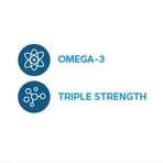 Рыбий жир тройной силы, Рыбий жир, 1000 мг Омега-3 ЭПК и ДГК, 30 капс, GNC, GNC: цены и характеристики