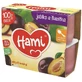 Hami 100% Фрукты Фруктовый снек Яблоко и слива первая лирика 4 х 100 г