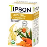 Эко чай с куркумой и ромашкой, 25 пакетиков, Tipson