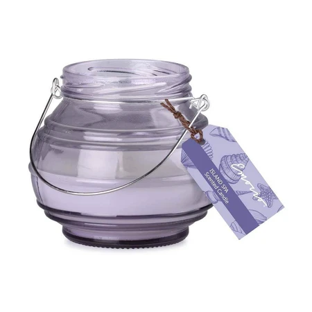 Ароматична свічка Emocio Glass violet Island Spa 1×1 шт, розмір 115 х 100 мм: ціни та характеристики