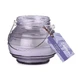 Ароматична свічка Emocio Glass violet Island Spa 1×1 шт, розмір 115 х 100 мм