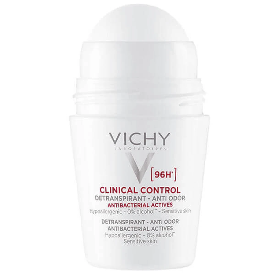 Vichy Clinical Control 96H Антиперспирант в роликовой упаковке, для женщин, 50 мл: цены и характеристики