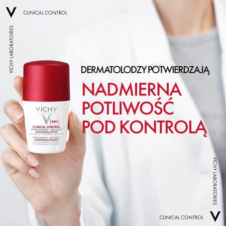 Vichy Clinical Control 96H Антиперспирант в роликовой упаковке, для женщин, 50 мл: цены и характеристики
