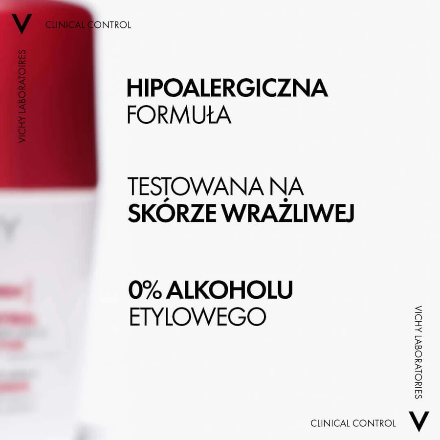 Vichy Clinical Control 96H Антиперспирант в роликовой упаковке, для женщин, 50 мл: цены и характеристики