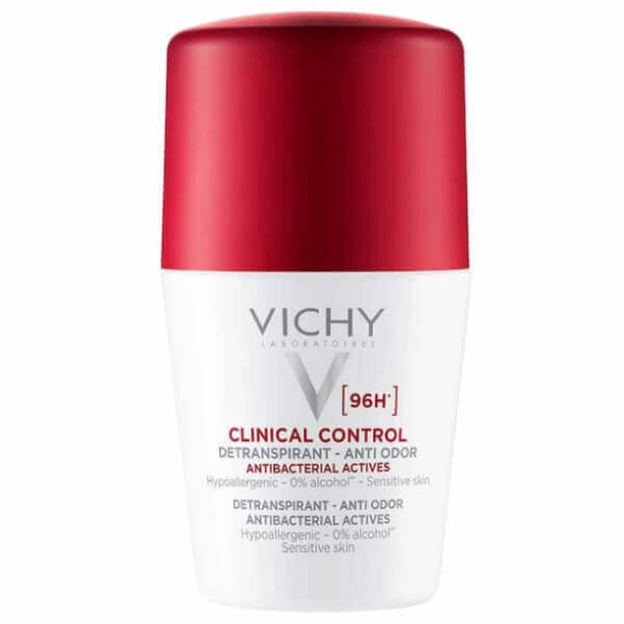 Vichy Clinical Control 96H Антиперспирант в роликовой упаковке, для женщин, 50 мл: цены и характеристики