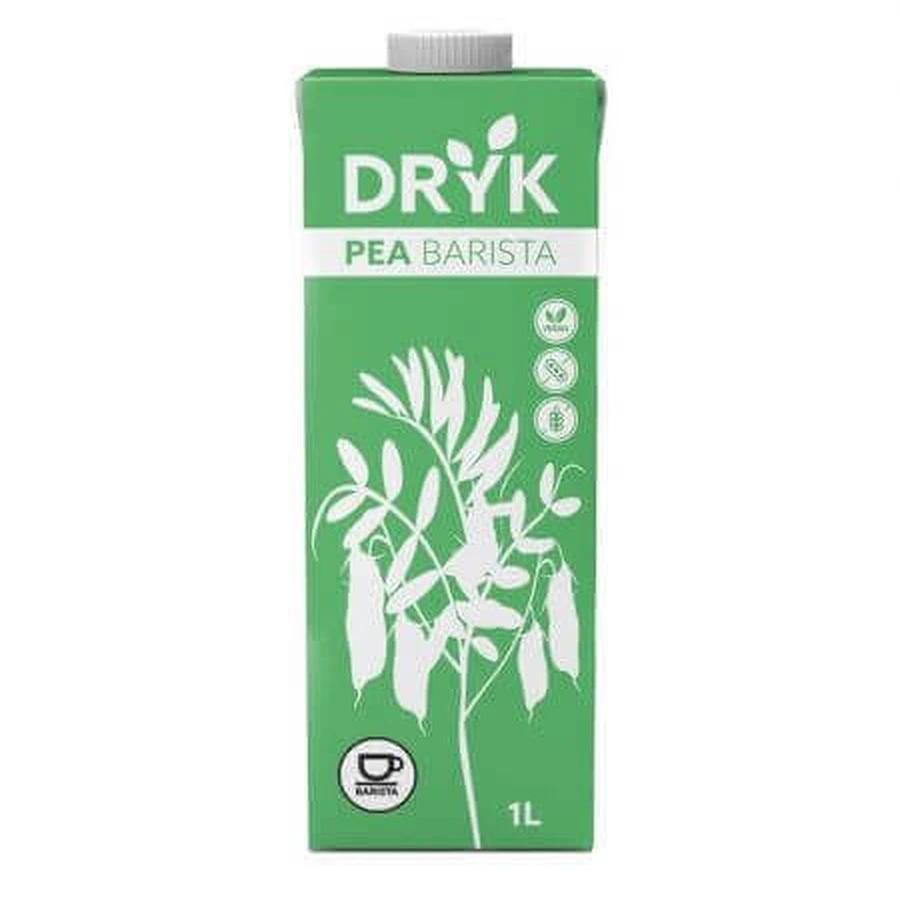 Barista Вегетарианский гороховый напиток, 1000 мл, Dryk: цены и характеристики