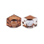Emocio Glass Decor 70×62 мм Cinnamon Stick, ароматична свічка 1×1 шт, ароматична свічка: ціни та характеристики