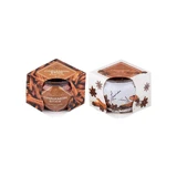 Emocio Glass Decor 70×62 мм Cinnamon Stick, ароматична свічка 1×1 шт, ароматична свічка