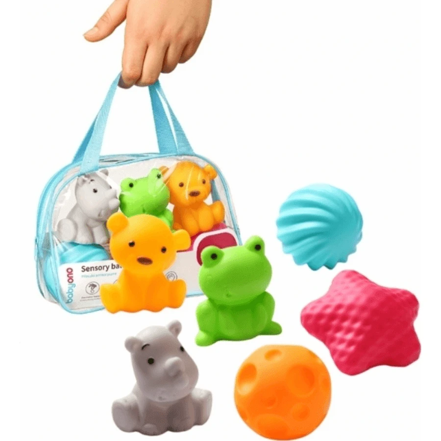 BabyOno Набор сенсорных мячей 6 шт: цены и характеристики