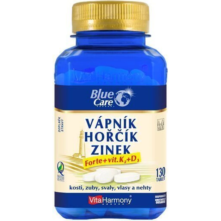VitaHarmony Кальцій & Магній & Цинк Форте + Віт. D3 + K2 130 таблеток: ціни та характеристики